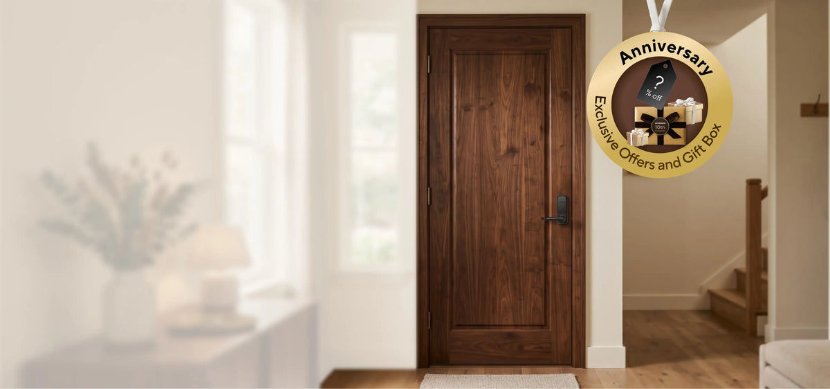 
ULTRALOQ 10th Anniversary smart lock promotion with exclusive offers, gift box and anniversary savings
