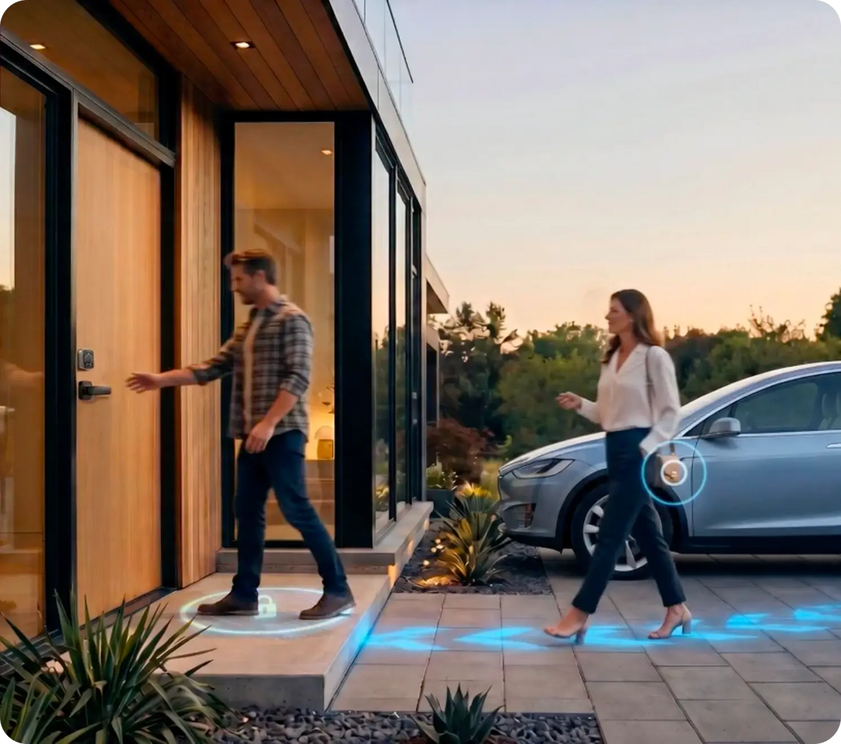 
ULTRALOQ Bolt Mission smart lock automatically unlocks with UWB as you arrive home
