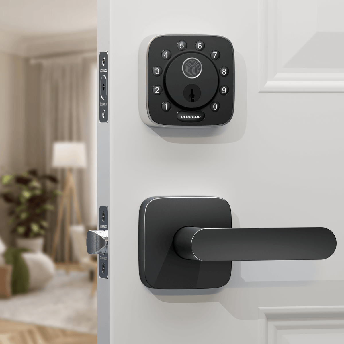 ULTRALOQ Bolt Fingerprint Smart Deadbolt Homekit with Handle Set — Bolt Fingerprint Homekit with Handle Set