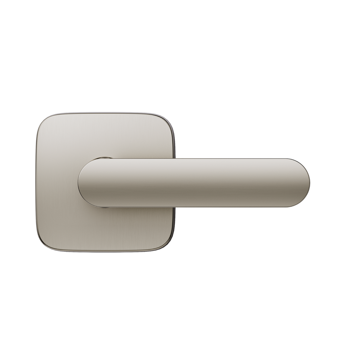 ULTRALOQ aluminum alloy door handle in satin nickel finish