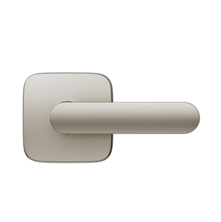 ULTRALOQ aluminum alloy door handle in satin nickel finish