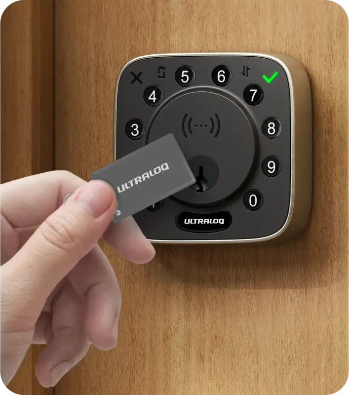 ULTRALOQ Bolt NFC Keyless Smart Lock — Lightning-Fast Unlock with RFID & NFC Technology