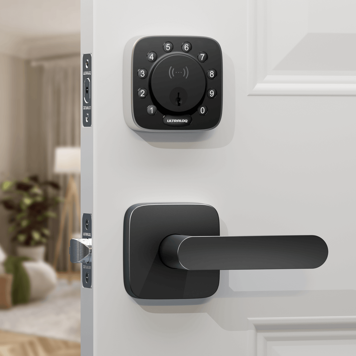 ULTRALOQ Bolt NFC Keyless Smart Lock with Handle Set — Bolt NFC Home Key with Handle Set