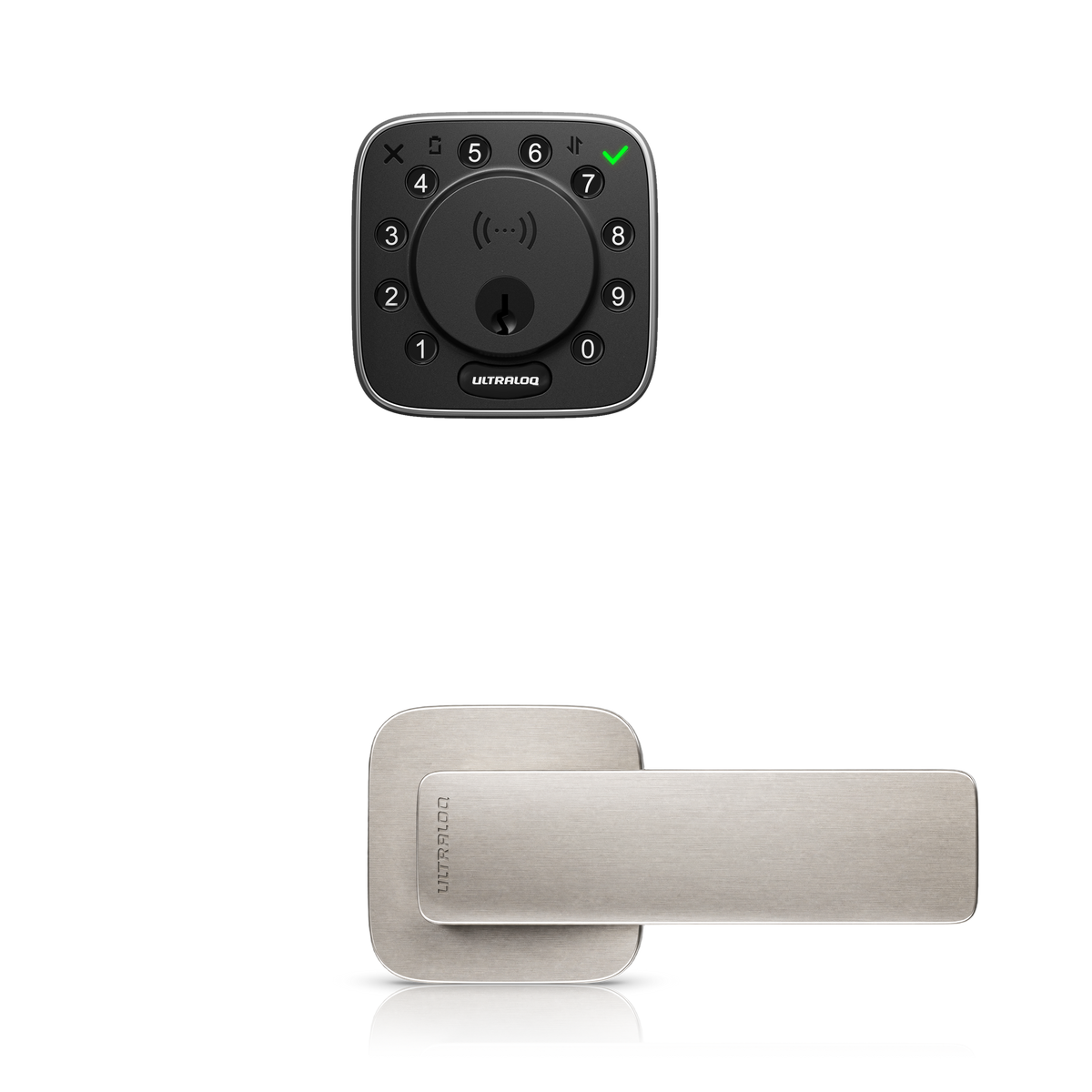 ULTRALOQ Bolt NFC smart lock and push-pull door lever set
