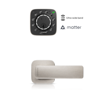 ULTRALOQ Bolt Mission smart lock with push-pull door lever