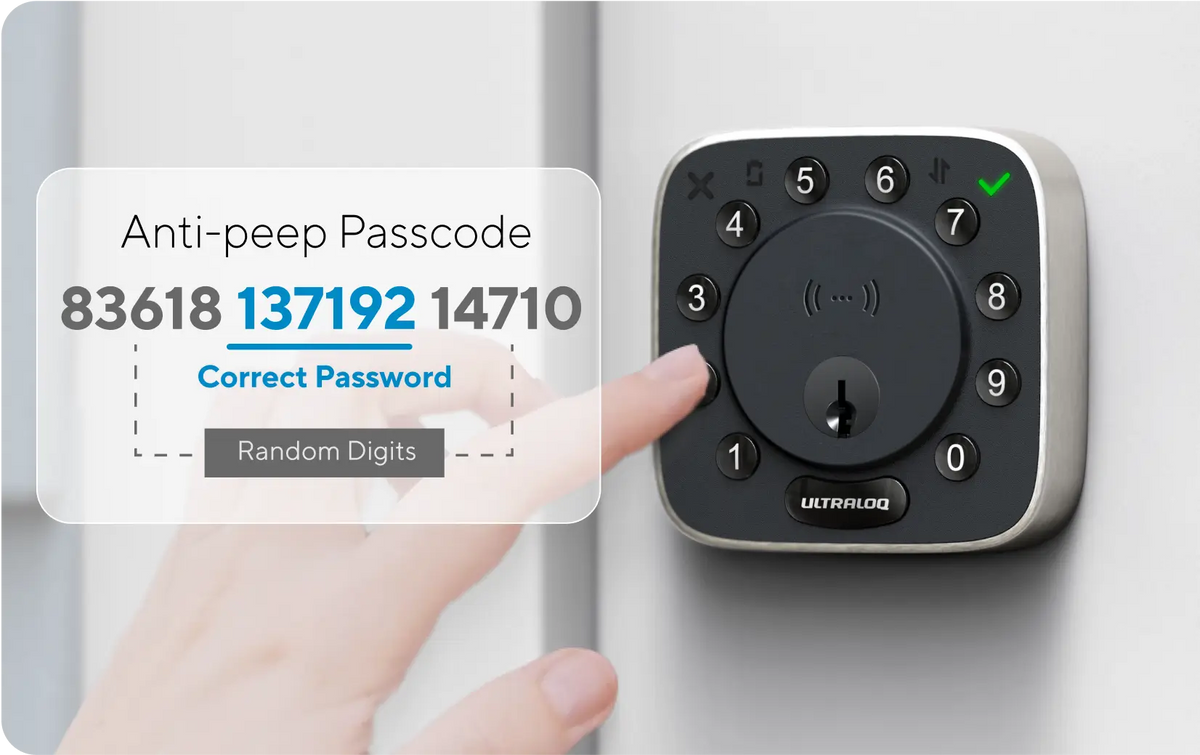 
ULTRALOQ Bolt NFC Keyless Smart Lock — Pin Code
