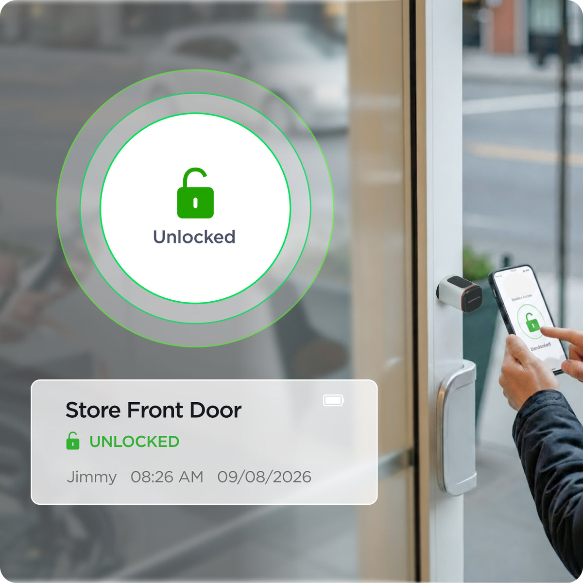 Digital access sharing through Xthings Home App