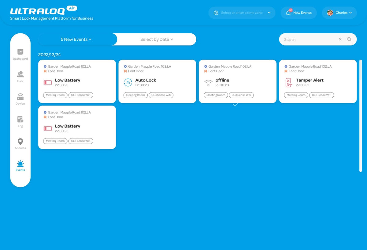 
Realtime Notifications for Become a Master Access Manager with ULTRALOQ Air
