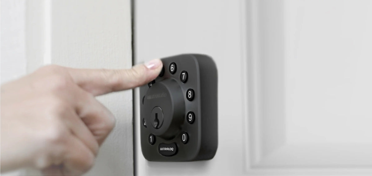 
ULTRALOQ Bolt Z-Wave smart lock product feature image
