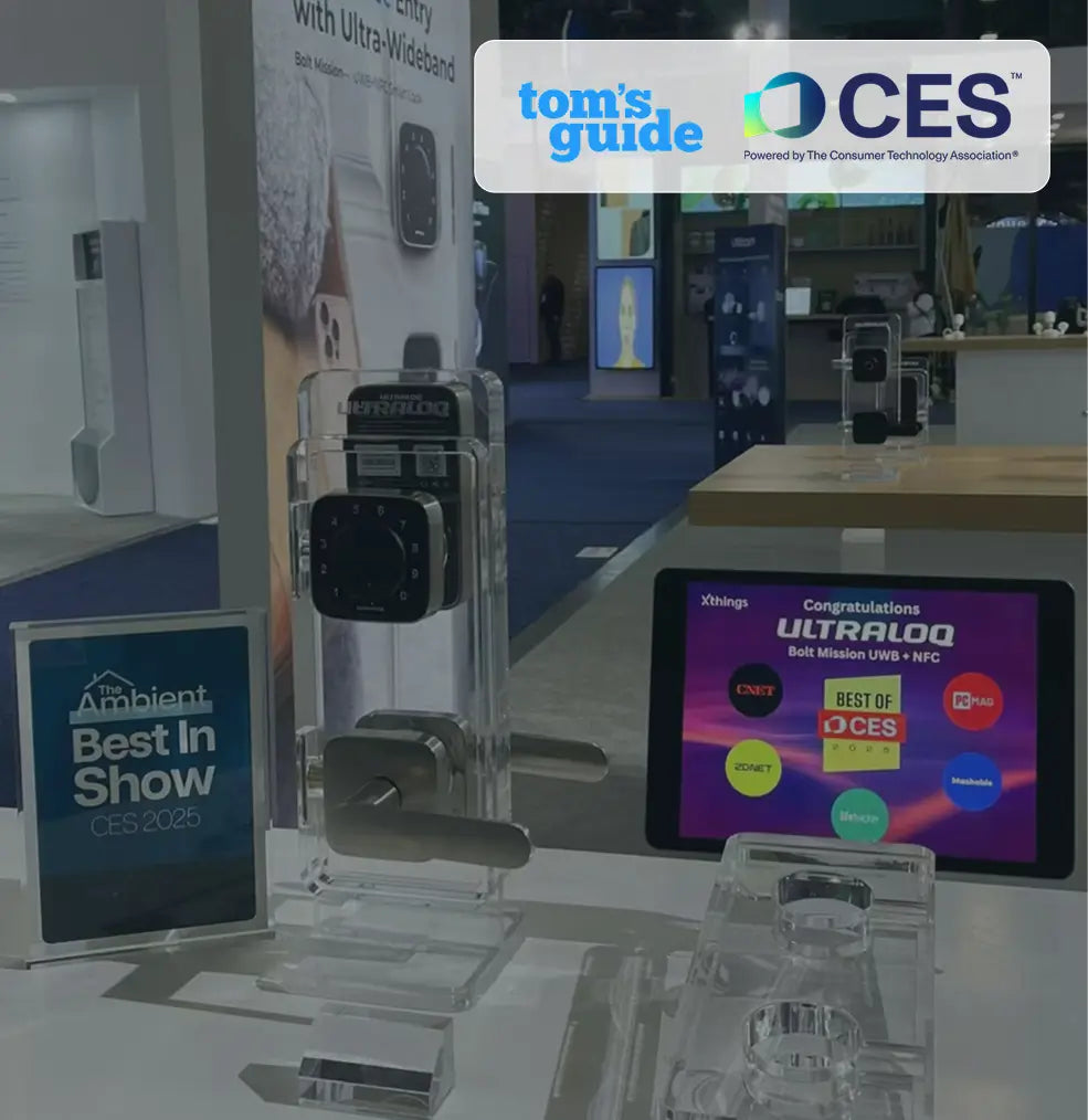 
ULTRALOQ smart lock showcased at CES with Tom's Guide Best in Show recognition
