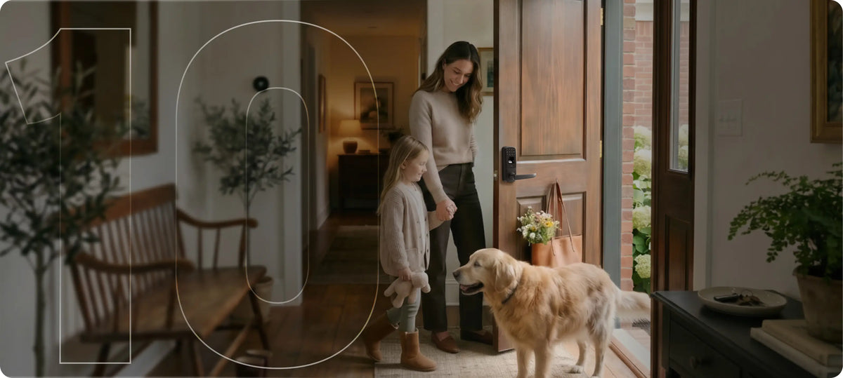 
ULTRALOQ smart lock provides secure and convenient keyless entry for busy families with kids and pets
