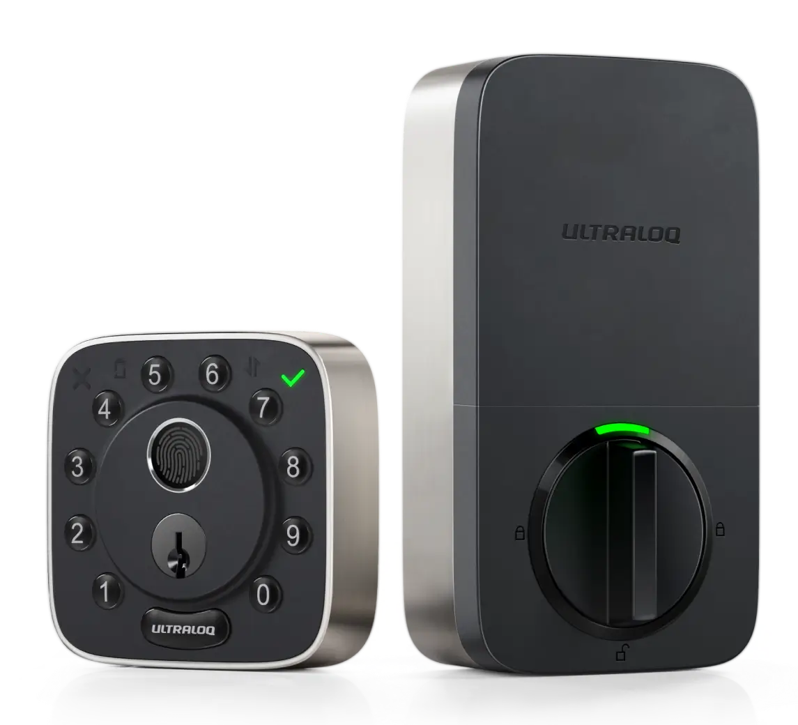 ULTRALOQ Bolt Fingerprint smart deadbolt product feature image