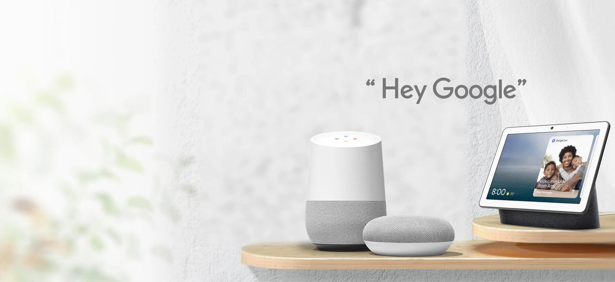 
Works with Google Home
