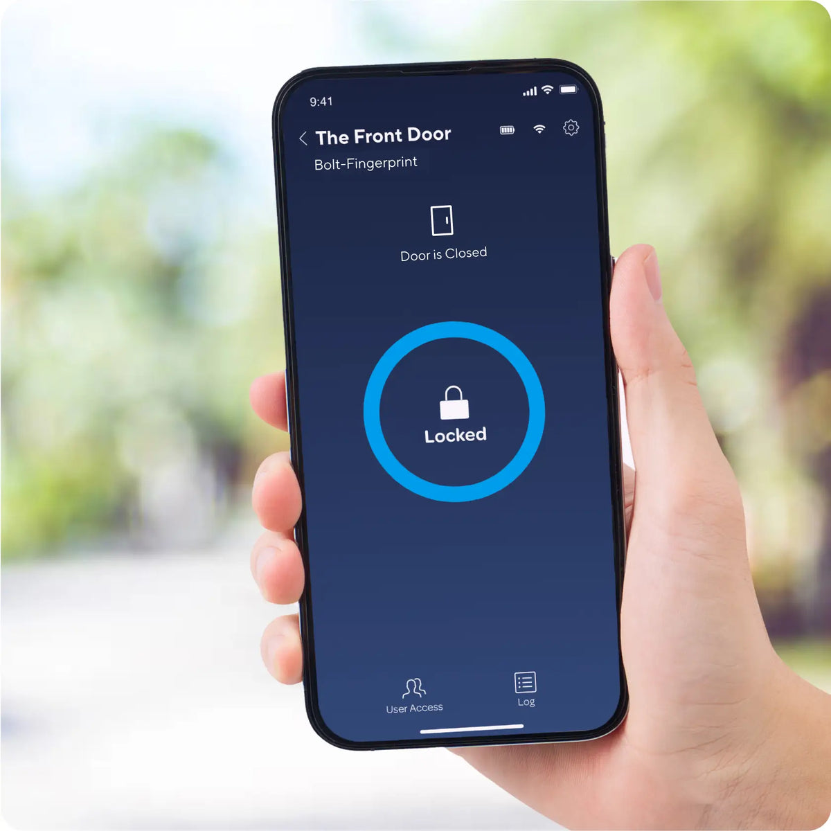 
Lock from anywhere feature illustration in the ULTRALOQ app
