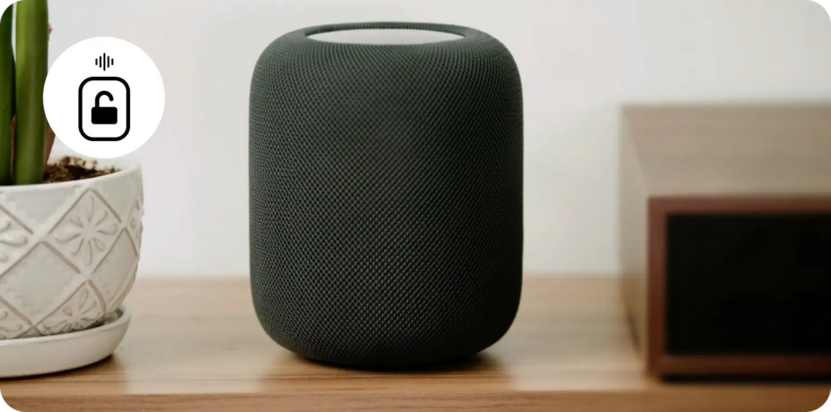 
Apple Home smart speaker for voice control and smart home automation
