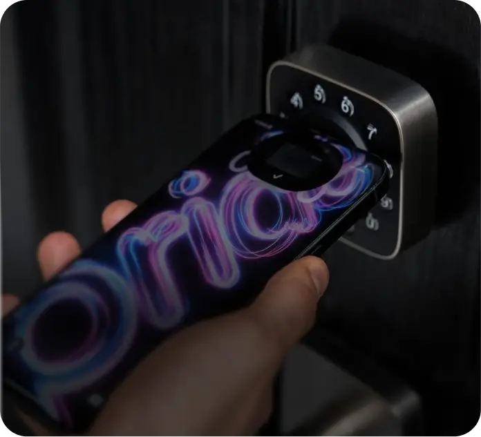 Unlock ULTRALOQ Bolt NFC smart lock with Apple Home Key on iPhone