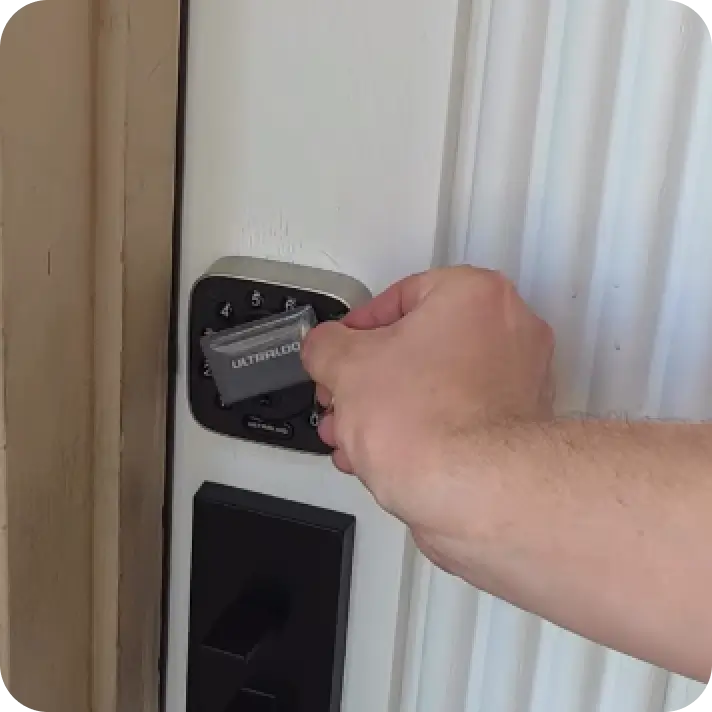 
ULTRALOQ smart lock with NFC Key Card Tap to Unlock
