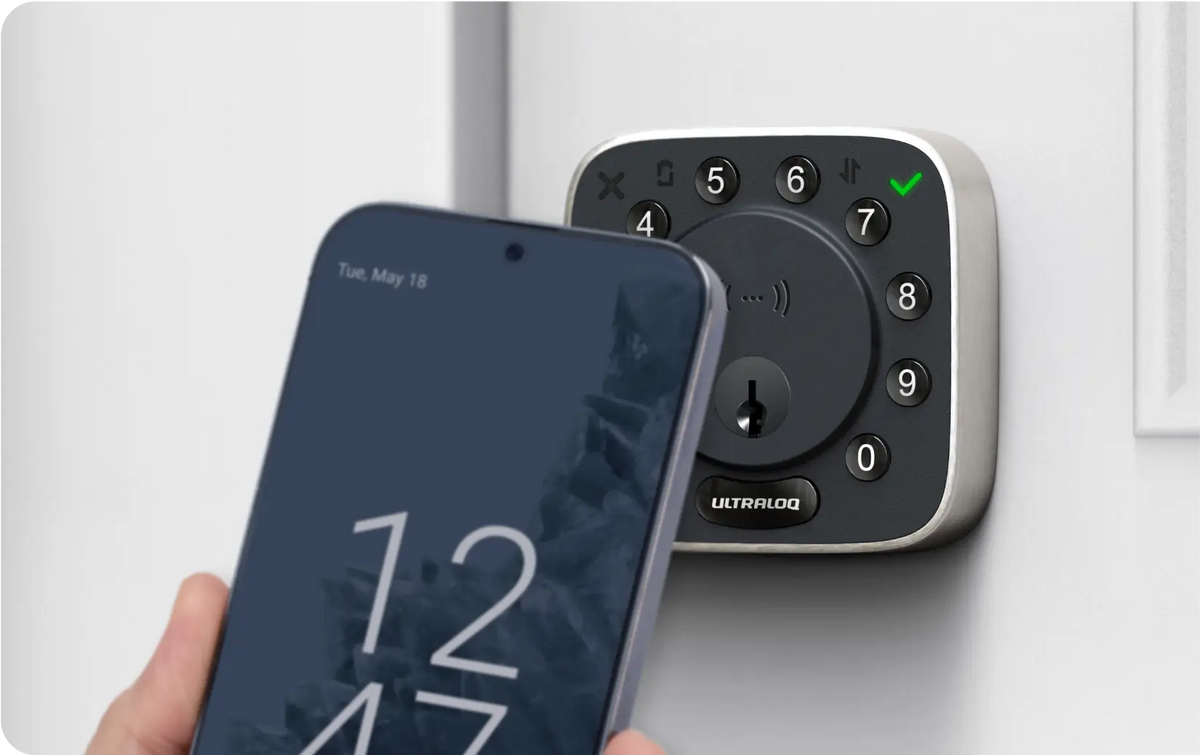 
ULTRALOQ Bolt NFC Keyless Smart Lock — Tap to Unlock
