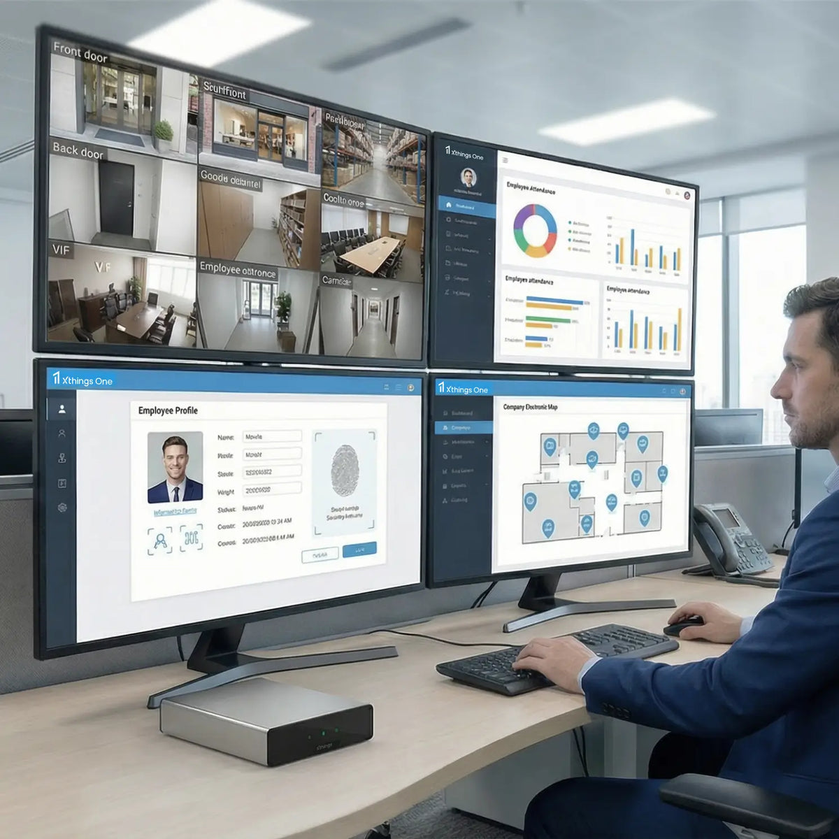 
ULTRALOQ smart access management system with remote monitoring dashboard
