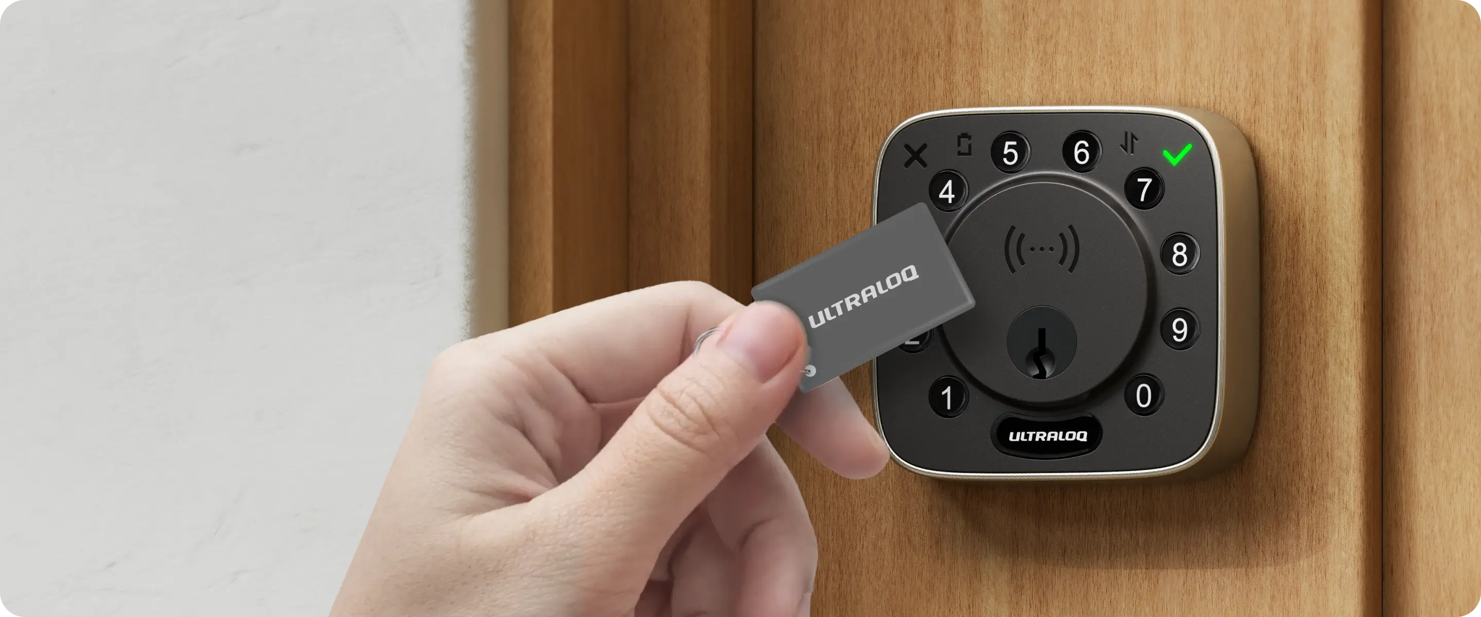 ULTRALOQ Bolt NFC Keyless Smart Lock — Lightning-Fast Unlock with RFID & NFC Technology