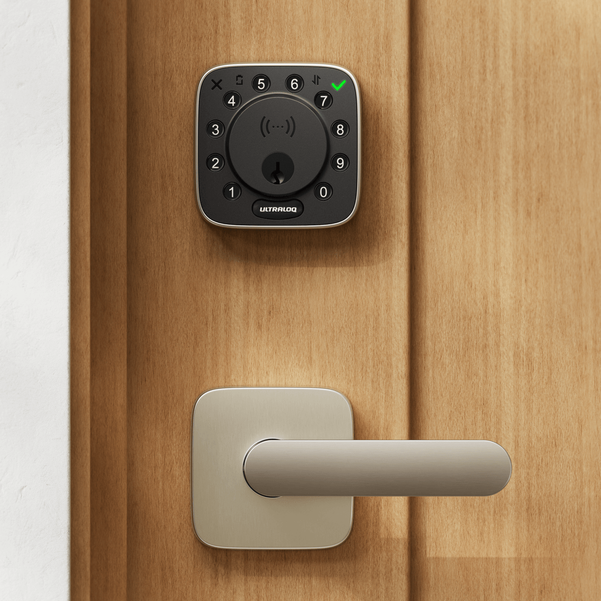 ULTRALOQ Bolt NFC Keyless Smart Lock with Handle Set — Bolt NFC Home Key with Handle Set