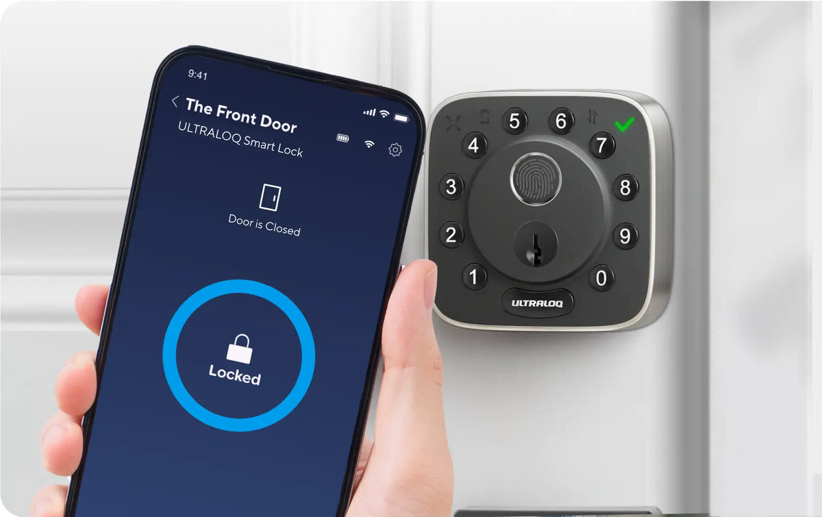 
ULTRALOQ Bolt Fingerprint Keyless Smart Lock — Phone App
