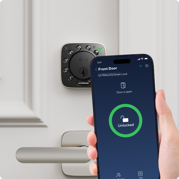
ULTRALOQ smart lock app control and remote unlock
